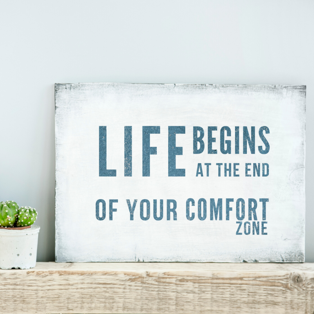 Life Begins at the end of your comfort zone.  let's get motivated