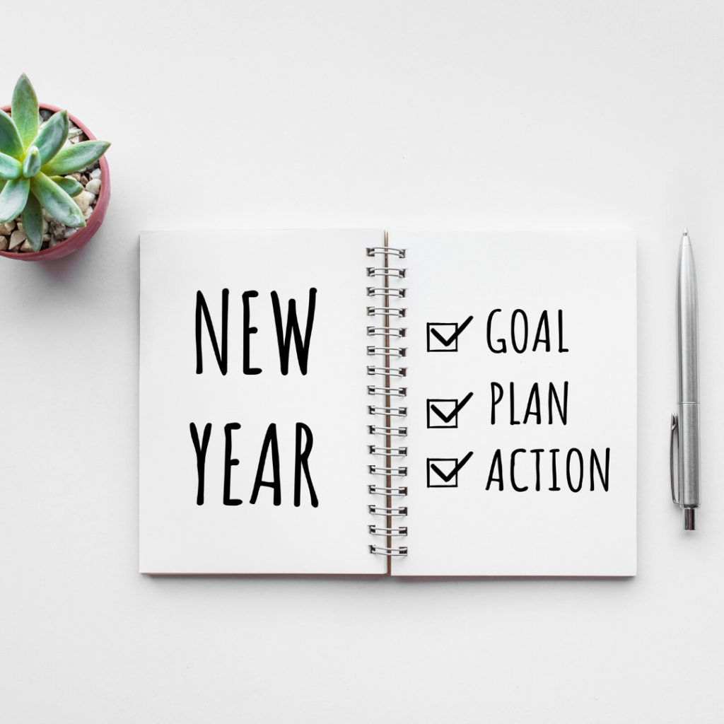 New Year New Goal Plan and Take Action