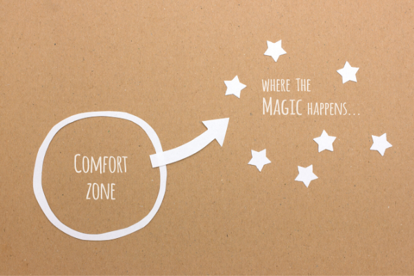  Beyond the comfort zone is where all magic happens.⁠